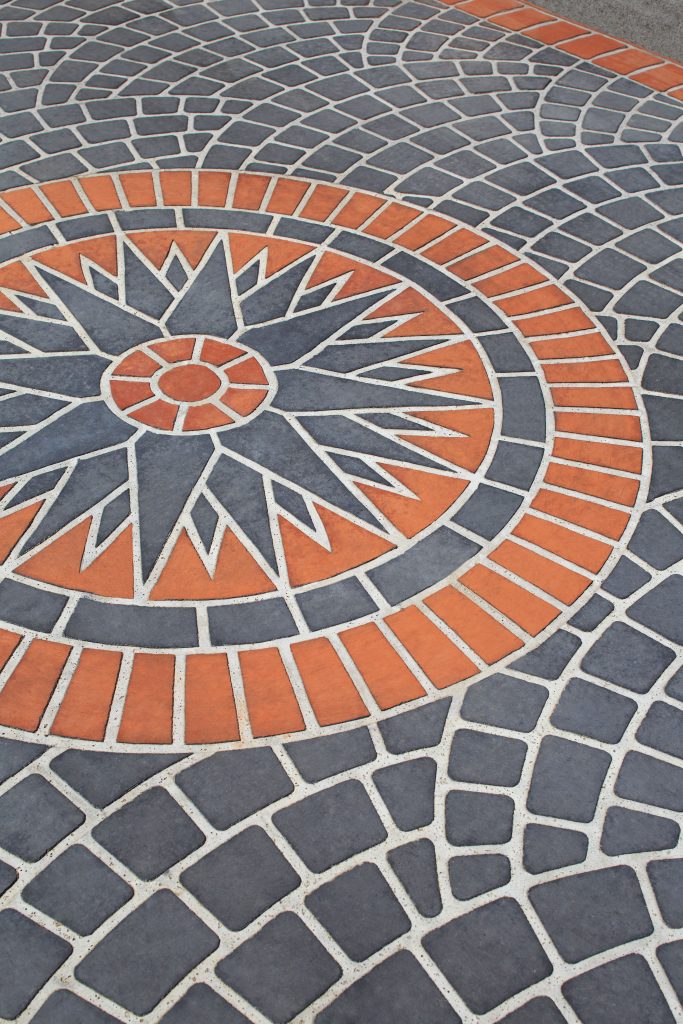 Stenciltop walls and floors outdoor